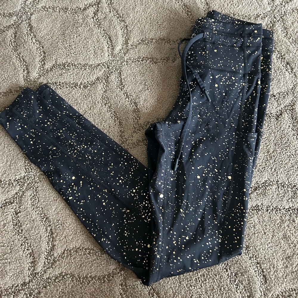 ZYIA Navy Blue Speckled Joggers